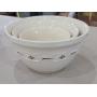 LONGABERGER POTTERY NEST OF BOWLS