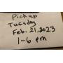 ONLINE ONLY BIDDING ~ PICKUP 02/21/2023 1-6PM