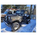 1985Jeep Wrangler SALVAGE REPLACEMENT TITLE