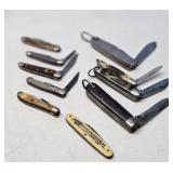 10 POCKET KNIVES-HOPALONG CASSIDY & OTHERS