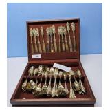 GOLD PLATED FLATWARE BAROQUE BY GODINGEE