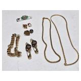 1-PIN 10K DAYTON, GOLD TYPE NECKLACES &