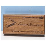 WOOD CASE GENUINE CASE COLLECTIBLE SET