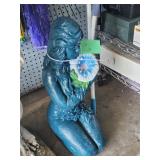 TEAL WOMAN STATUE