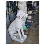 DALMATION CEMENT DOG STATUE