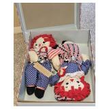 STARS AND STRIPES RAGGEDY ANN & ANDY
