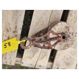 WOODEN PULLEY