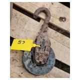 SOLID BRASS PULLEY