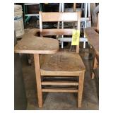 WOOD SCHOOL DESK