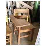WOOD SCHOOL DESK