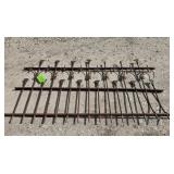 SECTION OF WROUGHT IRON FENCE