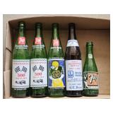 7UP COMMEMORATIVE POP BOTTLES