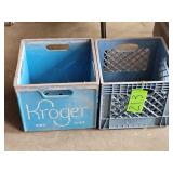 KROGER & CRYSTAL PLASTIC CRATES