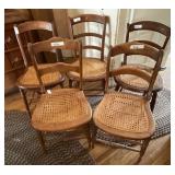 CAIN BOTTOM CHAIRS. NEED WORK