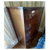DRESSER, BED & SIDE TABLE