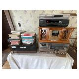 8 TRACK TAPES & TURN TABLES & REPRODUCTION RADIO