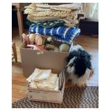 BOX WITH BEARS & RUGS BLANKETS