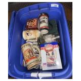 TOTE WITH BEER STINES
