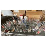 BEER GLASSES- SCHLITZ, HAMMS, PABTZ, COORS