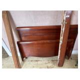 BED WITH HEAD BOARD AND FOOT BOARD WITH RAILS