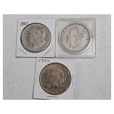 1881, 1921 MORGAN