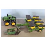 JOHN DEERE PLANTER/MANURE SPREADER/TRACTOR