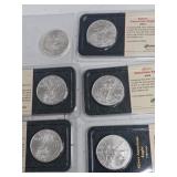 6-AMERICAN EAGLES