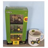 ERTL 3 PC SET & JOHN DEERE MUG