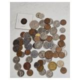 MIXED FOREIGN COINS