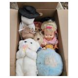 SEVERAL DOLLS IN BOX