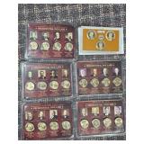 2016 1 DOLLAR PRESIDENT MINT SET, & 2011, 2012,