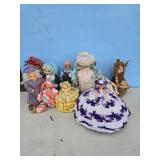 BOX OF DOLLS