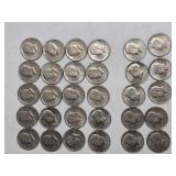 30-KENNEDY HALVES MIXED DATES