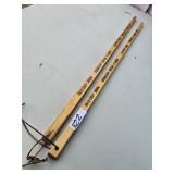 2-WELKER AUCTIONEER YARDSTICKS