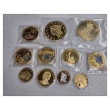 PRESIDENTIAL GOLD COPY COINS