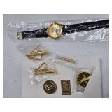 AMERICAN MINT-STATUE OF LIBERTY GOLD PLATED COIN