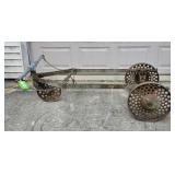 STEEL WHEEL WAGON FRAME