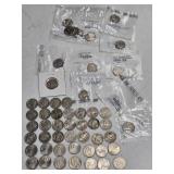 54 MIXED BUFFALO & JEFFERSON NICKELS