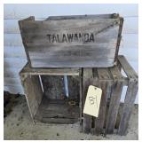 WOODEN CRATES