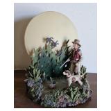 DUCK HUNTER LAMP W/HUNTING DOG