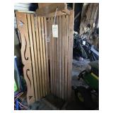 NEWER WOODEN PORCH SWING
