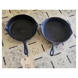 SIDNEY C-I SKILLET & WELL USED C-I
