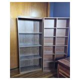 MODERN BOOKSHELF, & DVD SHELF