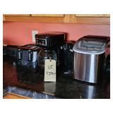 4-ITEMS-COUNTER TOP ICE MAKER, TOASTER, COFFEE POT