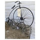 LAWN ART REPRODUCTION BIKES-SMALL