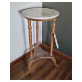 MORDERN ROUND MARBLE TOP STAND