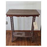 OBLONG WOODEN LAMP STAND