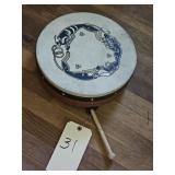 TRADITIONAL IRISH SCENE BODHRAN DRUM
