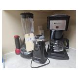 BUNN COFFEE MAKER, ELEC. CAN OPEN & MIXER