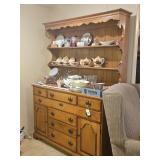 MAPLE CHINA HUTCH- NO CONTENTS